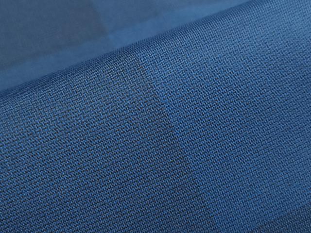 平和屋着物■本場縞大島紬　市松文　正絹　逸品　CABG8756th