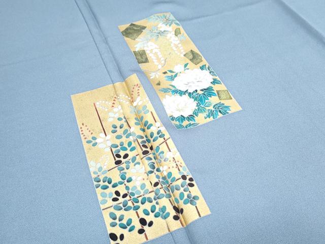 平和屋着物■訪問着　短冊花文　金彩　正絹　逸品　CABG8759th