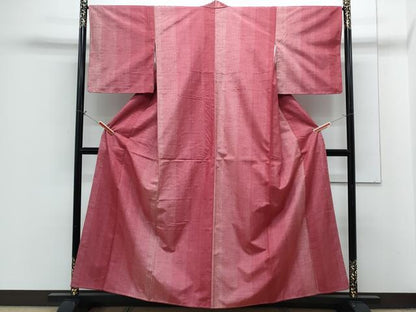 平和屋着物■上質な紬　霞間道　正絹　逸品　未使用　CABG8767th