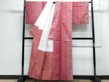 平和屋着物■上質な紬　霞間道　正絹　逸品　未使用　CABG8767th