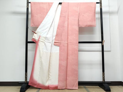 平和屋着物■江戸小紋　雲重ね文　正絹　逸品　CABG8770th