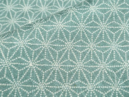 平和屋着物■上質な小紋　麻の葉文様　正絹　逸品　CABG8774th