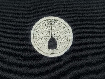 平和屋着物■豪華黒留袖 駒刺繍 エ霞尾長鳥花文 金彩 正絹 逸品 CABG8783th