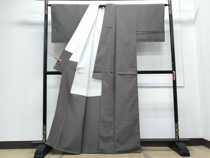 平和屋着物■上質な小紋 霞文 暈し染め 正絹 逸品 CABG8792th