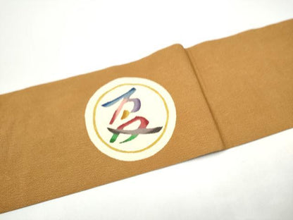 平和屋着物●九寸名古屋帯　春夏秋冬　鬼しぼ縮緬　正絹　逸品　CABG8815hy