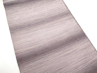 平和屋着物●八寸名古屋帯　紬地　霞文　正絹　逸品　CABG8818hy