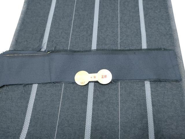 平和屋着物●西陣　織楽浅野　六通柄袋帯　間道　証紙付き　正絹　逸品　CABG8841hy
