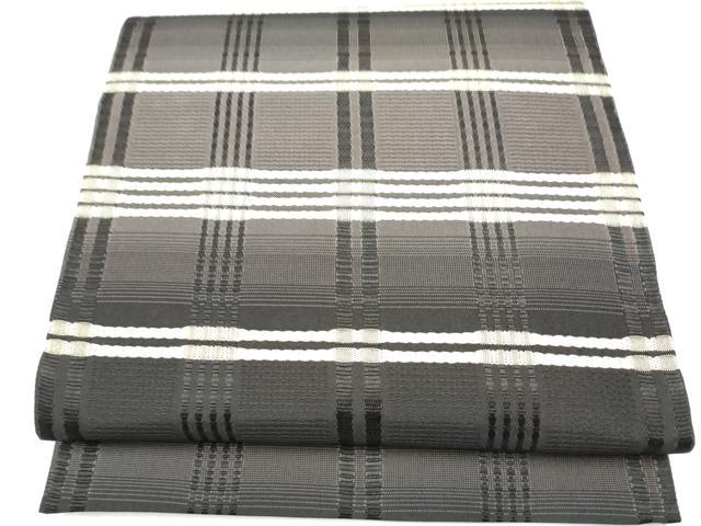平和屋着物●六通柄袋帯　吉野間道　正絹　逸品　CABG8845hy