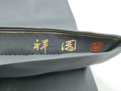 平和屋着物●田中工芸織物 祥園謹製　太鼓柄袋帯　雪輪文　金糸　正絹　逸品　CABG8855hy