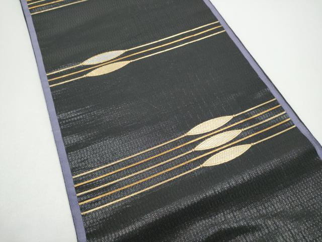 平和屋着物●六通柄袋帯　織乃小路　金銀糸　正絹　逸品　CABG8866hy