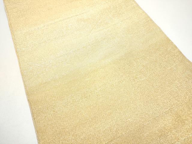 平和屋着物●桝屋高尾　(ねん金綴錦)　全通柄袋帯　段霞文　金糸　正絹　逸品　CABG8876hy