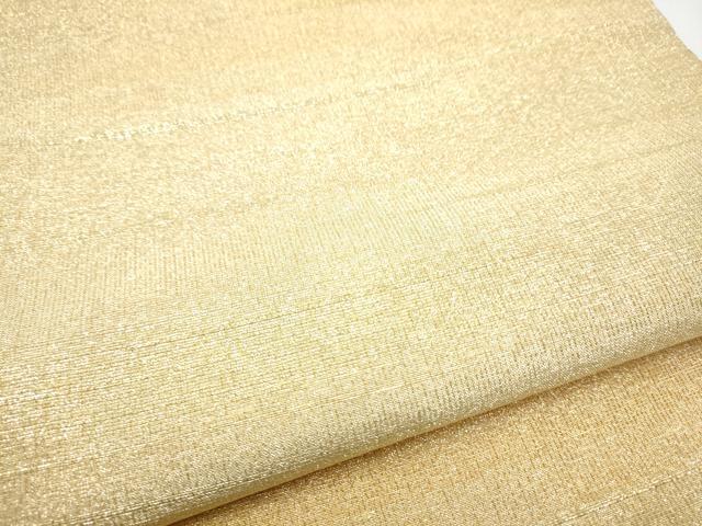 平和屋着物●桝屋高尾　(ねん金綴錦)　全通柄袋帯　段霞文　金糸　正絹　逸品　CABG8876hy