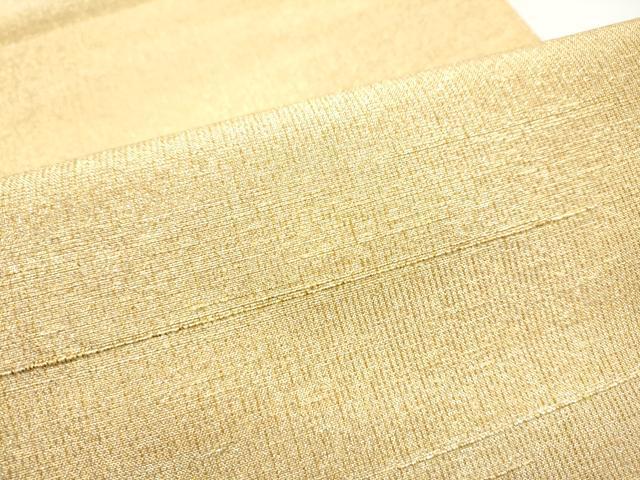 平和屋着物●桝屋高尾　(ねん金綴錦)　全通柄袋帯　段霞文　金糸　正絹　逸品　CABG8876hy