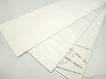 平和屋着物●太鼓柄袋帯　竹　正絹　逸品　CABG8877hy
