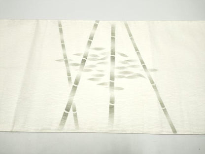 平和屋着物●太鼓柄袋帯　竹　正絹　逸品　CABG8877hy