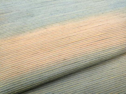 平和屋着物●菅原工房　菅原結作　漢方染紬　両面　両方向　全通柄袋帯　霞文　正絹　逸品　CABG8880hy
