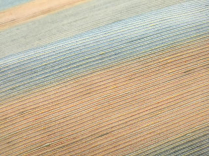 平和屋着物●菅原工房　菅原結作　漢方染紬　両面　両方向　全通柄袋帯　霞文　正絹　逸品　CABG8880hy