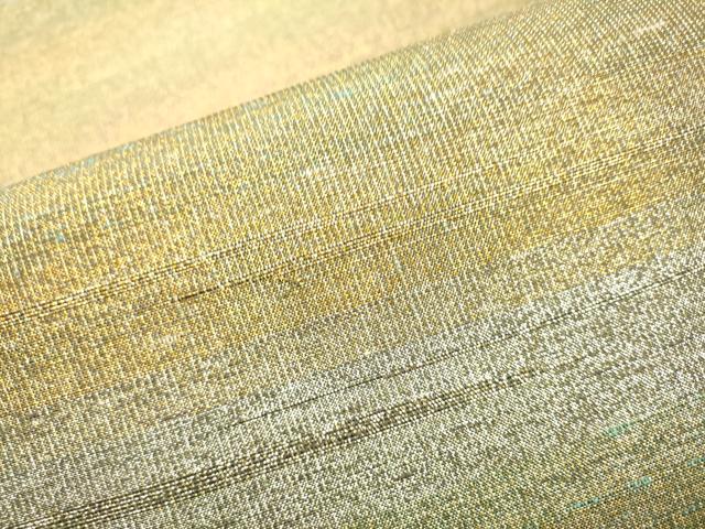 平和屋着物●桝屋高尾　(ねん金綴錦)　六通柄袋帯　七彩霞文　金糸　正絹　逸品　CABG8888hy