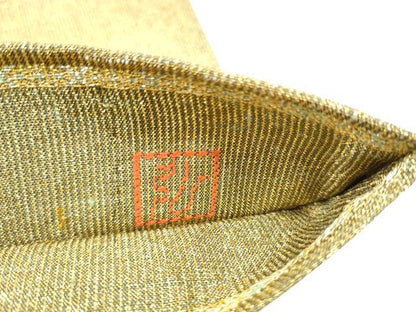 平和屋着物●桝屋高尾　(ねん金綴錦)　六通柄袋帯　七彩霞文　金糸　正絹　逸品　CABG8888hy