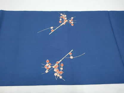 平和屋着物●塩瀬　九寸開き名古屋帯　人物文　金彩　正絹　逸品　CABG8925hy