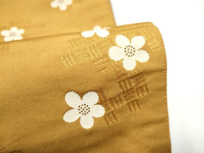 平和屋着物●こむさでもーど・COMME CA DU MODE　両面　半幅帯　舞花文　CABG8933hy