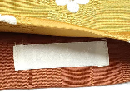 平和屋着物●こむさでもーど・COMME CA DU MODE　両面　半幅帯　舞花文　CABG8933hy