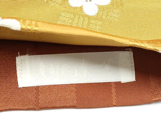 平和屋着物●こむさでもーど・COMME CA DU MODE　両面　半幅帯　舞花文　CABG8933hy