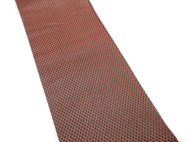 平和屋着物●男性　角帯　市松文様　正絹　逸品　CABG8940hy