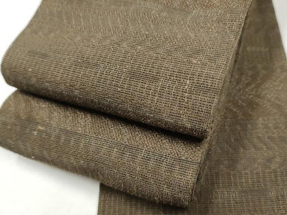 平和屋着物●男性　角帯　横段文　正絹　逸品　CABG8944hy