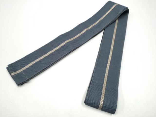 平和屋着物●男性　角帯　間道　正絹　逸品　CABG8946hy