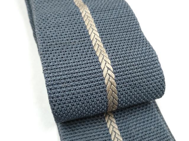 平和屋着物●男性　角帯　間道　正絹　逸品　CABG8946hy