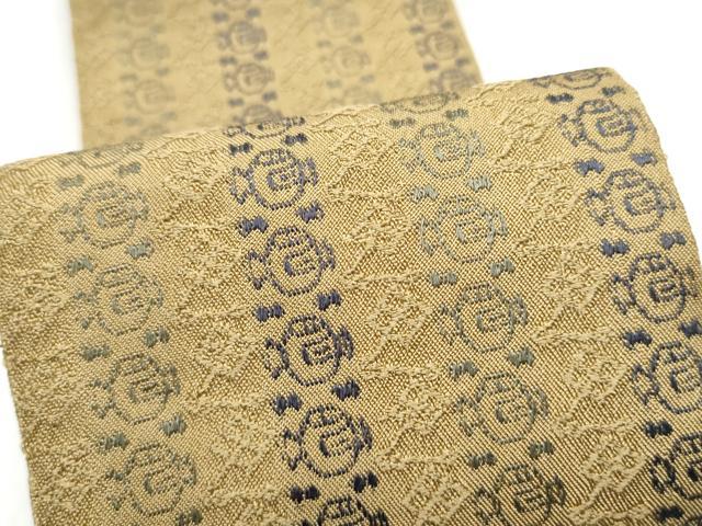 平和屋着物●男性　本場筑前博多織　角帯　打ち出の小槌　正絹　逸品　CABG8950hy