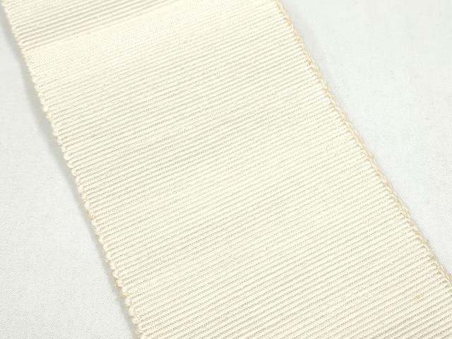 平和屋着物●男性　角帯　色無地　生成り色　CABG8955hy