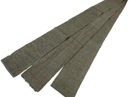 平和屋着物●男性　角帯　紬地　霞文　正絹　逸品　CABG8958hy