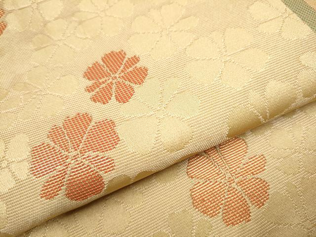 平和屋着物●西陣　川島織物　六通柄　京袋帯　舞花間道　金糸　CABG8967hy