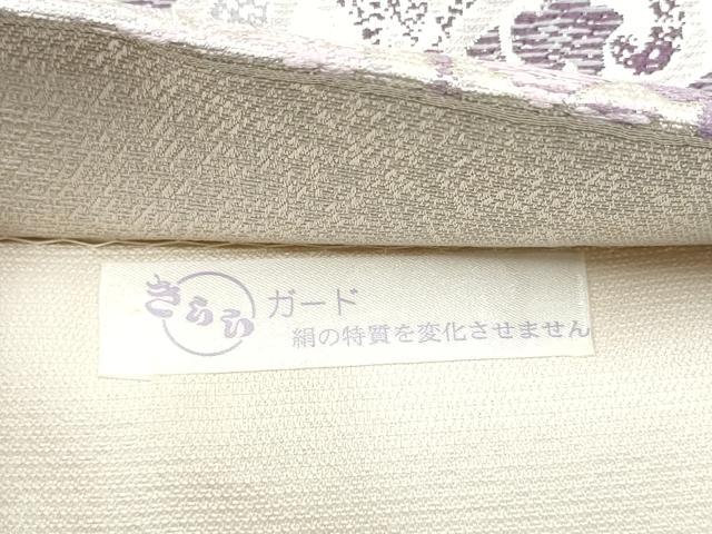 平和屋着物●西陣　タケジ商事謹製　六通柄袋帯　唐織　唐花　金銀糸　証紙付き　正絹　逸品　CABG8969hy