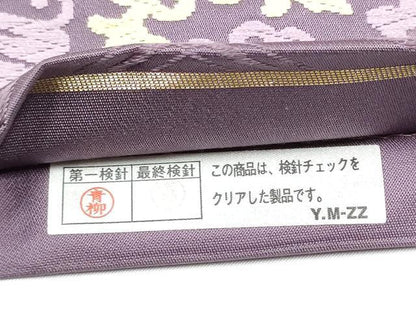 平和屋着物●六通柄袋帯　唐織　花丸文　正絹　逸品　CABG8971hy