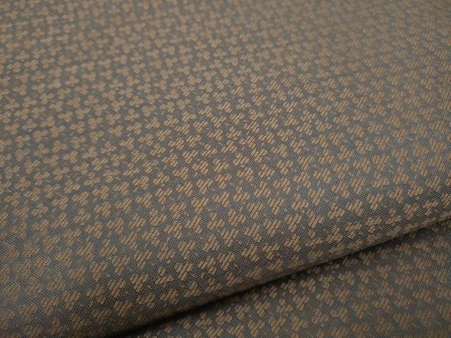 平和屋着物●六通柄袋帯　唐織　市松四つ葉のクローバー　正絹　逸品　CABG8975hy