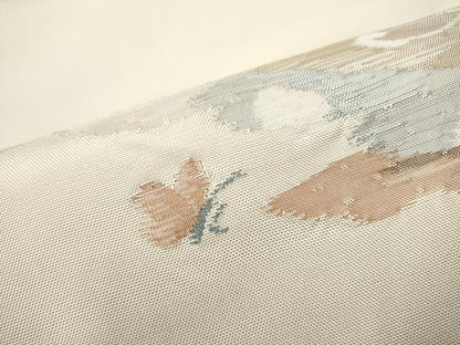 平和屋着物●太鼓柄袋帯　すくい織　鳳凰　金糸　正絹　逸品　CABG8980hy