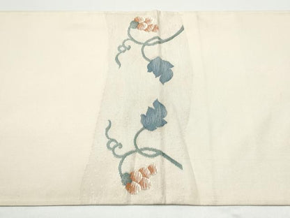 平和屋着物●太鼓柄袋帯　すくい織　鳳凰　金糸　正絹　逸品　CABG8980hy