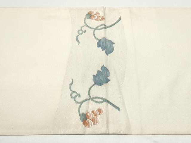 平和屋着物●太鼓柄袋帯　すくい織　鳳凰　金糸　正絹　逸品　CABG8980hy