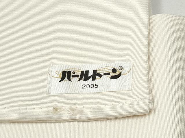 平和屋着物●塩瀬　つけ帯　花唐草文　金彩　正絹　逸品　CABG9001hy
