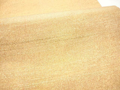 平和屋着物●桝屋高尾　(ねん金綴錦)　全通柄袋帯　段霞文　金糸　正絹　逸品　CABG9013hy