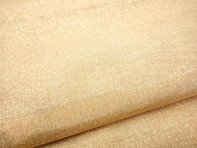平和屋着物●桝屋高尾　(ねん金綴錦)　全通柄袋帯　段霞文　金糸　正絹　逸品　CABG9013hy