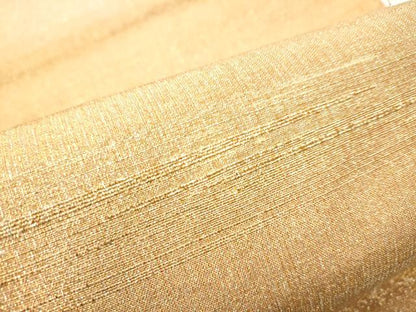 平和屋着物●桝屋高尾　(ねん金綴錦)　全通柄袋帯　段霞文　金糸　正絹　逸品　CABG9013hy