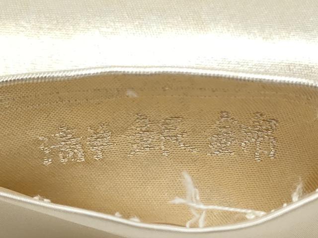 平和屋着物●加賀友禅の巨匠　初代　由水十久　西陣　長嶋成織物　ながしま帯　太鼓柄袋帯　童子遊び　瀞銀錦　正絹　逸品　CABG9018hy
