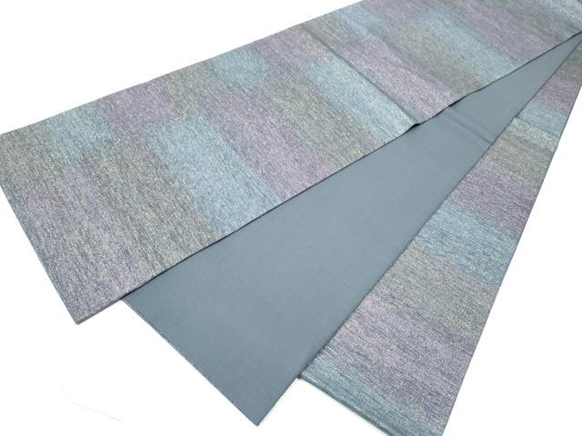 平和屋着物●全通柄袋帯　紬地　霞文　金通し地　ほていや扱い　正絹　逸品　CABG9019hy