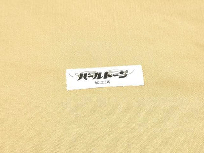平和屋着物●西陣　白綾苑大庭　六通柄袋帯　花蝶文　金糸　正絹　逸品　CABG9041hy