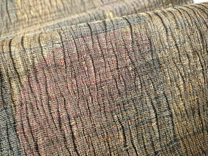 平和屋着物▽六通柄袋帯　スリーシーズン　春夏秋　櫛織　丸文　金糸　正絹　逸品　CABG9046hy