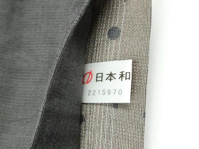 平和屋着物▽西陣　両面　六通柄袋帯　スリーシーズン　春夏秋　葡萄蔦の葉文　金糸　証紙付き　正絹　逸品　CABG9065hy